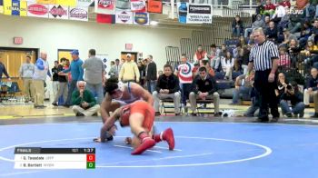 126 lbs Final - Gavin Teasdale, Jefferson Morgan vs Beau Bartlett, Wyoming Seminary