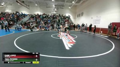 182 lbs Cons. Round 2 - Gabe Lopez, Douglas vs Tres Pickerd, Lander Valley