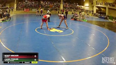 190 lbs Cons. Round 3 - Caden Fowler, Spanish Springs vs Wyatt Bricker, Liberty