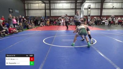 115 lbs Round Of 16 - Salvatore D`Arco, Pope John vs Matthew Esposito, Unattached