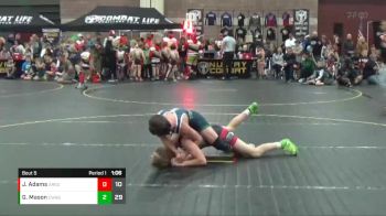 107 lbs Round 2 (6 Team) - Gavin Mason, Contenders Wrestling Academy Blue vs John Adams, Ares