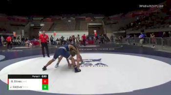 182 lbs Cons. Round 2 - Blake Stines, Dougherty Valley High School Wrestling vs John Saldivar, Bullard High School Wrestling