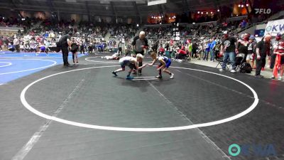 85 lbs Consi Of 4 - Lucas Howe, Team Tulsa Wrestling Club vs Elijah Zentner, Division Bell Wrestling