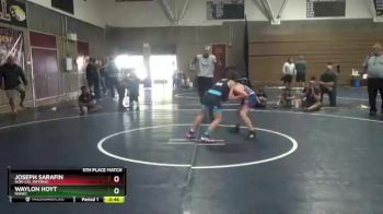 90 lbs 5th Place Match - Joseph Sarafin, Nor-Cal Inferno vs Waylon Hoyt, NWWC