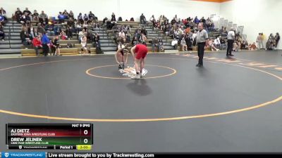 J-3 lbs Quarterfinal - Aj Dietz, Eastern Iowa Wrestling Club vs Drew Jelinek, Linn-Mar Wrestling Club