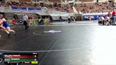 D3-175 lbs Quarterfinal - Wyatt Rewerts, Prescott vs William Thwaits, Sahuarita Hs