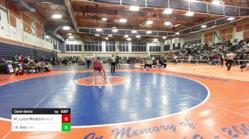 114 lbs Consolation - Maria Luiza Medeiros, Malden/Everett vs Saphira Sao, Lowell