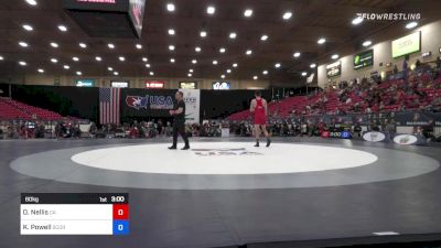 60 kg Round Of 16 - Oscar Nellis, California vs KeVon Powell, Scorpion Wrestling Club