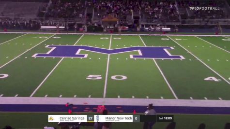 Replay: Carrizo Springs HS vs Manor Tech HS - 2021 Carrizo Springs vs Manor New Tech | Sep 10 @ 7 PM