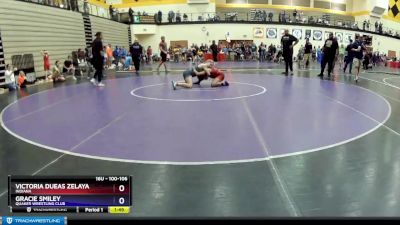 100-106 lbs Quarterfinal - Victoria Dueas Zelaya, Indiana vs Gracie Smiley, Quaker Wrestling Club