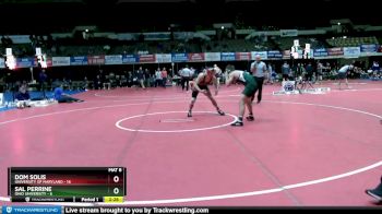 174 lbs Finals (2 Team) - Sal Perrine, Ohio University vs Dom Solis, University Of Maryland