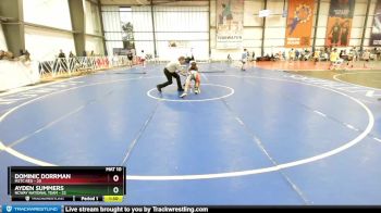 105 lbs Rd# 5- 3:45pm Friday Final Pool - Dominic Dorrman, M2TC Red vs Ayden Summers, NCWAY National Team