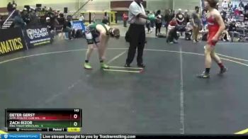 143 lbs Round 1 (6 Team) - Zach Rizor, Ring Finger Wrestling vs DETER GERST, Elite Athletic Club W.E.