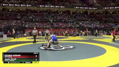 D3-215 lbs Quarterfinal - Uzonna Nzekwe, Beachwood vs Gavin Gillig, Liberty-Benton