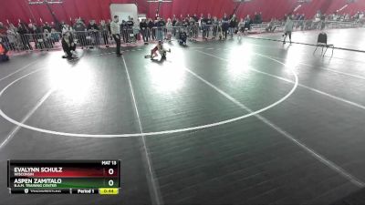 41-42 lbs Round 1 - Evalynn Schulz, Wisconsin vs Aspen Zamitalo, B.A.M. Training Center