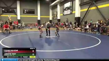 73 lbs Round 1 (12 Team) - Libertie Nigh, Missouri Gold vs T`kyah Salazar, Texas SOTM