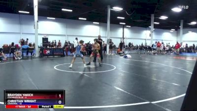 83 lbs Round 5 (6 Team) - Brayden Yakich, Colorado Blue vs Christian Wright, Louisiana