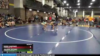 106 lbs Round 2 (6 Team) - Avery Martinez, Texas Black vs Mileena Notaro, Nebraska Vipers Red