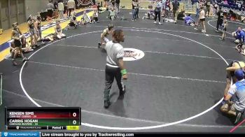 85 lbs Round 3 (6 Team) - Carrig Hogan, Carolina Reapers vs Kensen Sims, Cane Bay Cobras