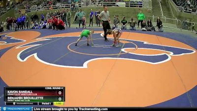 62 lbs Cons. Round 4 - Benjamin Brouillette, Sweet Home Mat Club vs Kavon Randall, Legacy Elite Wrestling Club