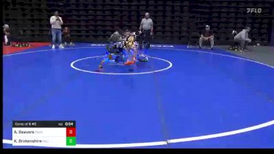 91 lbs Consi Of 8 #2 - Ayden Beavers, Owings, MD vs Keaton Brokenshire, Millville, PA