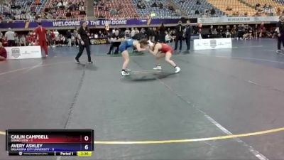 116 lbs 2nd Wrestleback (16 Team) - Cailin Campbell, Grand View vs Avery Ashley, Oklahoma City University