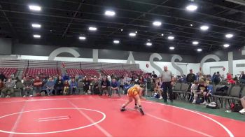 100 lbs Placement Matches (8 Team) - Dominic Way, West Virginia vs Stone Redmon, Dundee Wrestling (MI)
