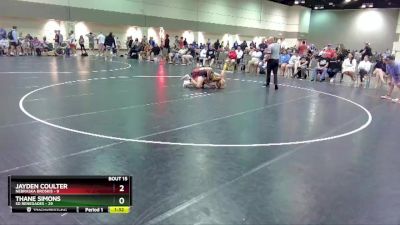 160 lbs Round 2 (16 Team) - Thane Simons, SD Renegades vs Jayden Coulter, Nebraska Broskis