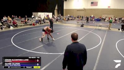 152 lbs Cons. Semi - Johan Alcantara Lund, Minnesota vs Oliver Ollman, Anoka Youth Wrestling