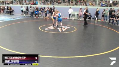 135 lbs Round 2 - Colby Roberts, Kodiak Wrestling Club vs Britton Youngblood, Chugach Eagles Wrestling Club