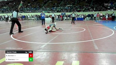 118 lbs Quarterfinal - Brycen Burton, Duncan Demons vs Cole Stevens, Team Choctaw