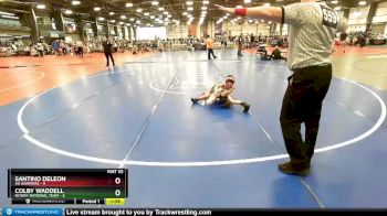 60 lbs Rd# 7- 10:45am Saturday Final Pool - Colby Waddell, NCWAY National Team vs Santino DeLeon, VA Hammers