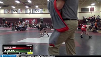 126 lbs Round 3 - Caleb Utley, New Hampton/Turkey Valley vs Aiden Henning, Dubuque Senior