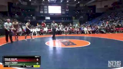 220 lbs Semis & 1st Wrestleback (8 Team) - Teddy Perry, Aurora (Marmion Academy) vs Malik Salah, Lockport (Twp.)