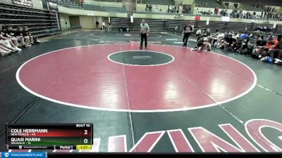 138 lbs Finals (8 Team) - Cole Herrmann, New Prague vs Quasi Marini, Vacaville