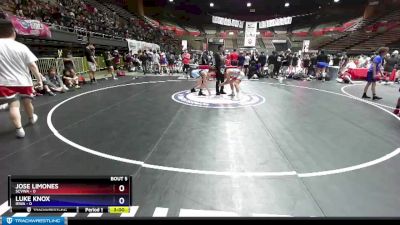 132 lbs Round 1 (16 Team) - Jose Limones, SCVWA vs Luke Knox, IEWA