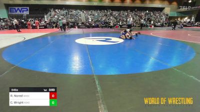 84 lbs Consi Of 16 #1 - Ryan Nored, Wasco Wrestling vs Connor Wright, Askeo International Matclub