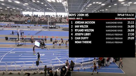 High School Boys' 200m, Prelims 22