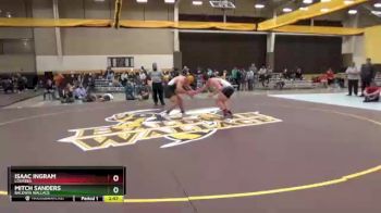 184 lbs 3rd Place Match - Mitch Sanders, Baldwin Wallace vs Isaac Ingram, Lourdes