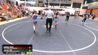 85 lbs Round 1 - Chloe Fox, The Storm Wrestling Center vs Arissa Cruz, Peachtree City Wrestling