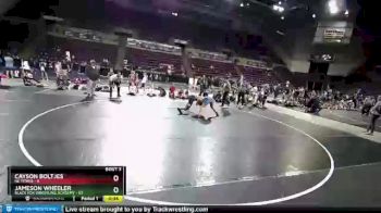 130 lbs Round 1 (10 Team) - Jameson Wheeler, Black Fox Wrestling Academy vs Cayson Boltjes, NE Titans