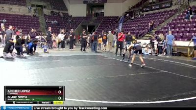 78 lbs Cons. Semi - Archer Lopez, Colorado vs Blake Smith, Bear Cave Wrestling Club