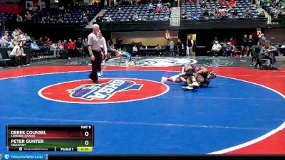 6A-138 lbs Cons. Semi - Derek Counsel, Lakeside (Evans) vs Peter Gunter, Sequoyah