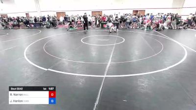 60 kg Cons 32 #1 - Rowdy Narron, BullTrained Wrestling vs Jacob Hanlon, Curby 3 Style Wrestling Club