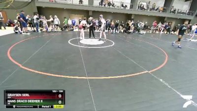 138 lbs Cons. Round 3 - Graysen Serl, WA vs Hans Draco Deemer Ii, AK