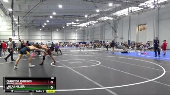 184 lbs Cons. Round 5 - Christos Avgeros, Roanoke College vs Lucas Miller, Wilkes