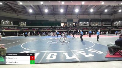 138 lbs Quarterfinal - Lane Foard, Benedictine Prep vs Emmitt Sherlock, Gilman School