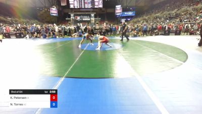 132 lbs Rnd Of 64 - Kale Petersen, Iowa vs Noah Torres, Arizona