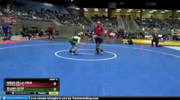113 lbs Round 3 (4 Team) - Diego De La Cruz, 5A Eagle Point vs Elijah Olds, 5A Pendleton