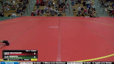 80 lbs Cons. Round 3 - Clay Meredith, Victory School Of Wrestling vs Davis Westendorf, IAWC IA